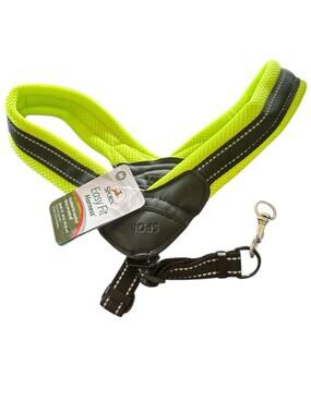 Sporn Easy Fit Harness Adjustable Neon Green Size M Girth 19” - 26”